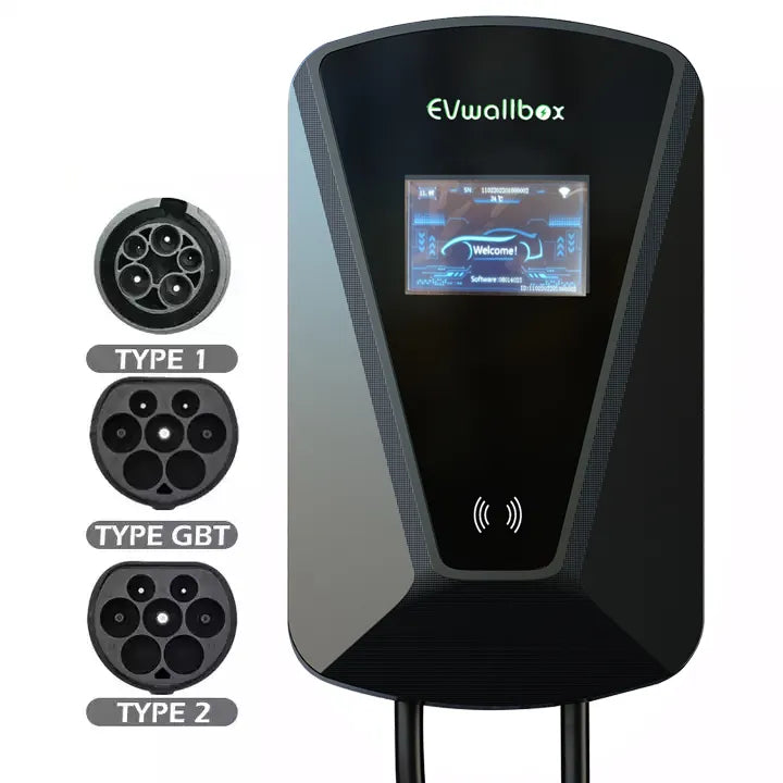 Fisher 380v 415v 22kw Type 2 ev wallbox charger electric car charging ...