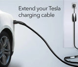 Load image into Gallery viewer, 48A 240V AC Tesla Nacs Charging Cord tesla to tesla extension cable cord