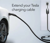 Load image into Gallery viewer, Extension cable for tesla 48a 240v tesla charging adapter