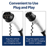Load image into Gallery viewer, EV Charging Cable for Electric Vehicles Type2 to Type 2 16A Single Phase Fast Car Charger Cables
