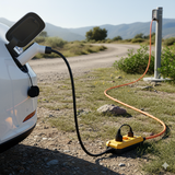 Load image into Gallery viewer, Compact Smart EV Charger Gun 3.8kw Type2 16A with App and Leakage Protection