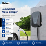Load image into Gallery viewer, OEM ODM 11kW 16A EV Charger Wallbox Station Wholesale Custom Logo Type 2 IEC 62196 CE TUV IP65 Single Phase 5m Cable Charge