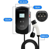 Load image into Gallery viewer, TUV CE Certification 11kw 16A 3 Phase Wifi Wallbox Ev Charging Electric Car Charger Station for Electric Vehicle
