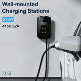 Load image into Gallery viewer, 22kw Home Wall Mounted EV Charger Charging Station Type 2 Plug IP65 Protection with 5M Cable New Condition