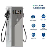 Load image into Gallery viewer, 80kW Commercial EV Charging Station DC Fast EV Charger Level 3 CCS1 CCS2 GBT CHADeMo for Electric Car
