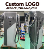Load image into Gallery viewer, 80kW Commercial EV Charging Station DC Fast EV Charger Level 3 CCS1 CCS2 GBT CHADeMo for Electric Car