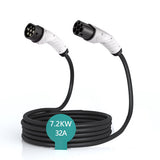 Load image into Gallery viewer, Type 2 EV Charging Cable Mode 3 32A 7.2KW 1 Phase 3 Meter Type 2 to Type 2 Electric Vehicle Car Plug Hybrid Fast Charging Cable