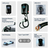 Load image into Gallery viewer, Fisher 7kw Electric Vehicle Ev Car Charger Auto 32A Type2 Electric Car Charging Station Pile for tesla 1Phase
