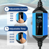 Load image into Gallery viewer, 11kW Portable EV Charger Stations 16A Mode 2 Evse Charger Adjustable Electric Vehicles Charging IEC 62196-2